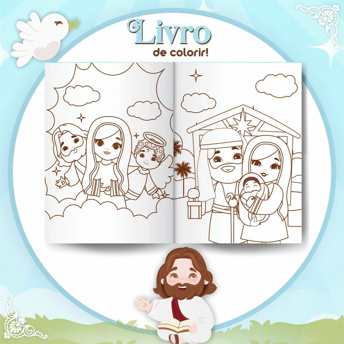 Livro de Colorir Cristão